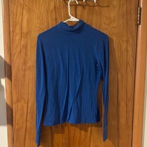 GAP Royal Blue Long Sleeve Women's Tee